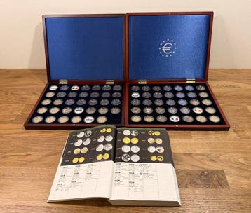 Europa. 2 Euro Various Years (62 coins + 1 Catalogue)
