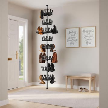 Schoenencarrousel 26,5x100-300cm, plek voor 48 paar schoenen, Verzenden, Nieuw