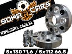 Adapters / Steekadapters 5x130 (71,6) naar 5x112 (66,5) 20mm, Auto diversen, Tuning en Styling, Verzenden