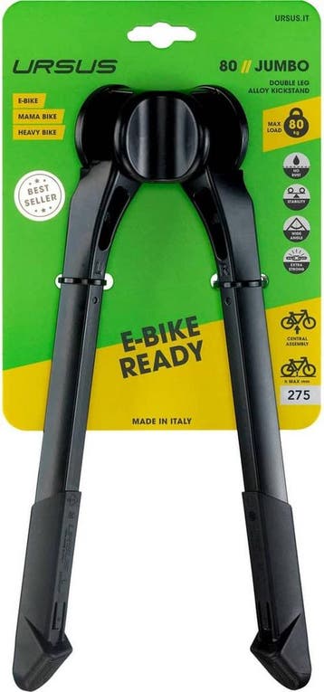 Ursus Dubbele fietsstandaard aluminium 275 mm - zwart - voor, Ophalen of Verzenden, Zo goed als nieuw, Ursus