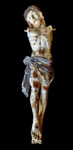 sculptuur, Corpus Christi - Grande dimensioni - 71 cm - Hout