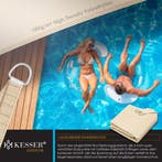 Schaduwdoek - Zonnezeil - Rechthoekig - 3x5 m - Zand - KESSE, Verzenden, Zo goed als nieuw