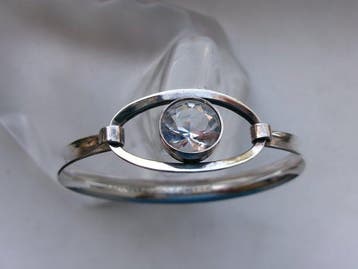 Zonder minimumprijs - Armband Zilver, Bergkristal - Erik, Sieraden, Tassen en Uiterlijk, Nieuw
