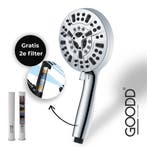 Douchekop - Handdouche - Met 2 Filters - Chroom - 10 Standen, Doe-het-zelf en Verbouw, Sanitair, Ophalen of Verzenden, Nieuw, Chroom