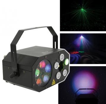 Qtx Gobo Starwash 3-in-1 Multi Lichteffect Met, Muziek en Instrumenten, Licht en Laser, Verzenden, Nieuw, Laser