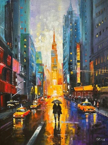 Alexander Nakonechny (1971) - Evening lights