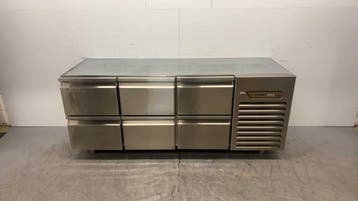 RVS Desmon TGPM3 Koelwerkbank 6 laden 376 liter 230V 194 x, Ophalen of Verzenden, Gebruikt
