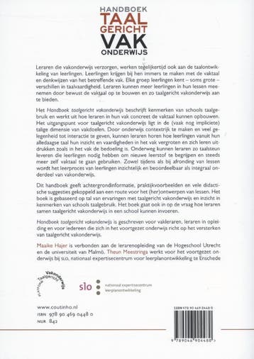 Handboek taalgericht vakonderwijs 9789046904480 Maaike Hajer, Verzenden, Gelezen, Maaike Hajer