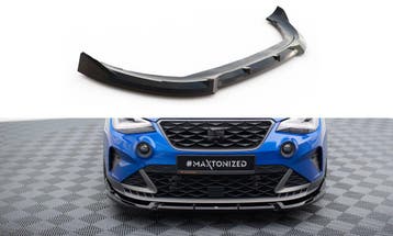 Voorspoiler Seat Arona FR Facelift Maxton Glans Zwart, Ophalen of Verzenden, Nieuw