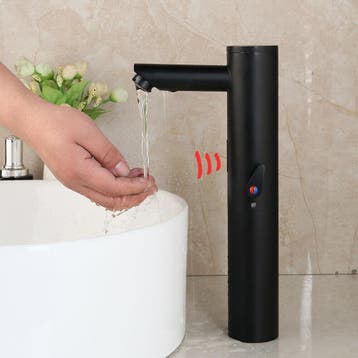 Sensomatica Scuro zwart sensorkraan warm koud model, Doe-het-zelf en Verbouw, Verzenden, Nieuw, Kraan