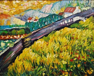 After Van Gogh (1853–1890) - NO RESERVE - Houses Beyond The