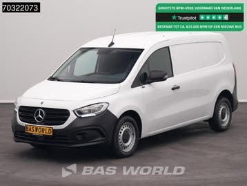 Mercedes-Benz Citan 112 CDi L2H1 LED Klima Kamera Tempomat P, Stof, Gebruikt, Euro 6, Wit