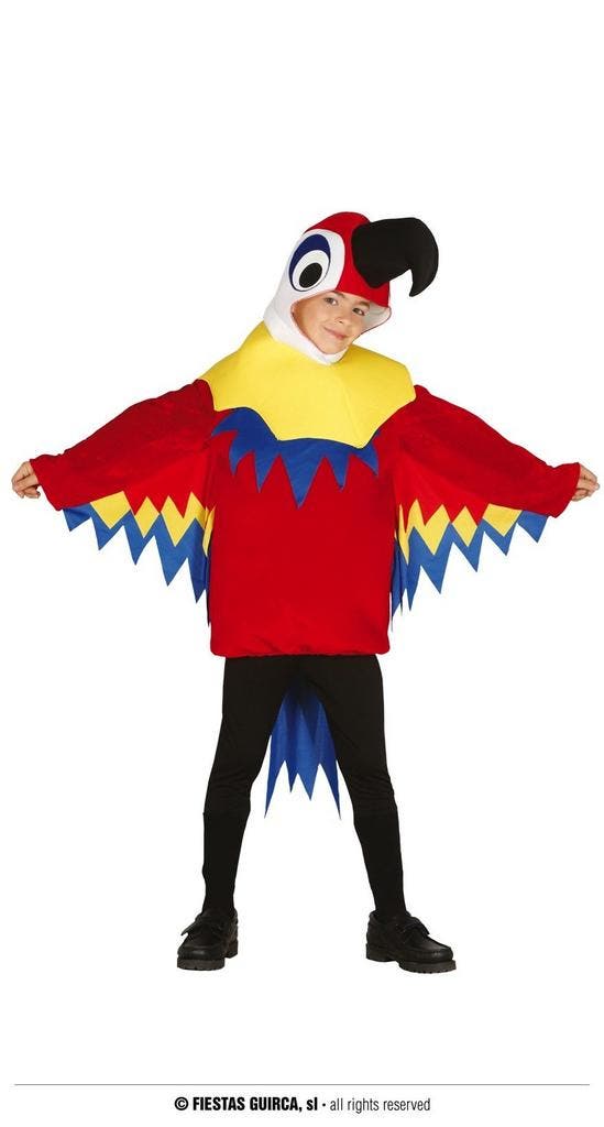 Papegaaien Kostuum Rocky Jongen, Kleding | Heren, Carnavalskleding en Feestkleding, Nieuw, Ophalen of Verzenden