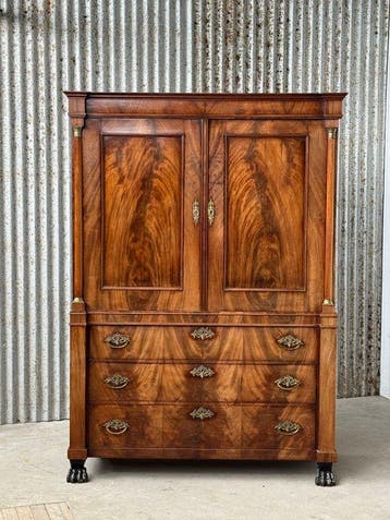 Kabinet - kabinet, linnenkast, kast, dressoir, buffet -, Antiek en Kunst
