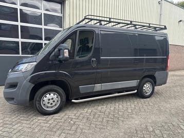 Citroën Jumper 28 2.0 BlueHDi L1H1, Stof, Gebruikt, Citroën, Zwart