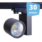 LED Railverlichting Spirit Zwart - 30 spots + 30M rails -, Huis en Inrichting, Lampen | Spots, Nieuw