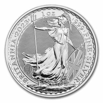 Britannia 1 oz 2023 (Queen Elizabeth), Verzenden, Overige landen, Losse munt, Zilver
