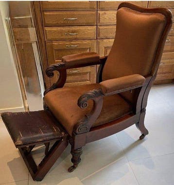 Fauteuil - Hout - Verstelbare William IV