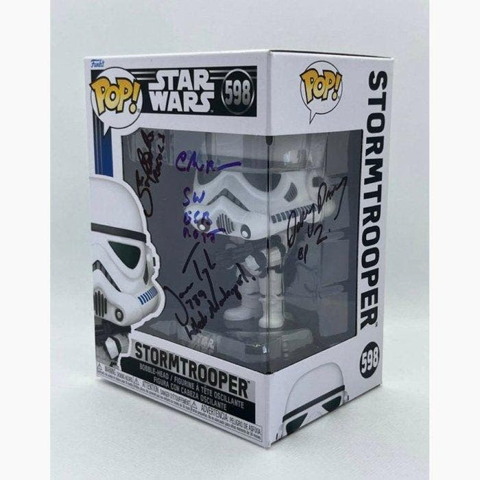 Star Wars - Signed by 4 (Stormtrooper), Verzamelen, Film en Tv