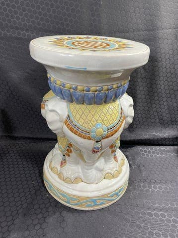 Plantentafel - Keramiek - olifant