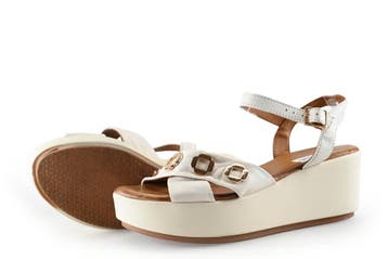 Manfield Sleehakken in maat 39 Wit, Verzenden, Wit, Zo goed als nieuw, Schoenen met hoge hakken