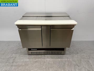 RVS Inomak Saladette 2 Deuren 108 cm 230V Horeca, Ophalen of Verzenden, Gebruikt