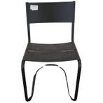 Nine Sine Stoel Stapelbaar Zwart - Eetkamerstoel - Outlet -, Huis en Inrichting, Stoelen, Zo goed als nieuw, Zwart