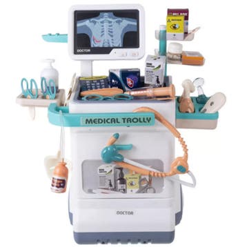 Ruhhy kinderdoktersset 26-delig – medische trolley met EC., Ophalen of Verzenden, Nieuw