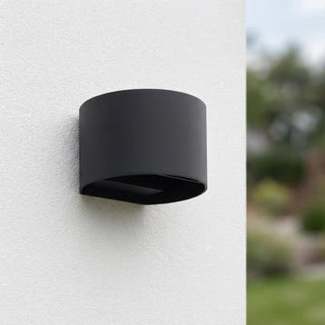 LED Wandlamp | Rond | Zwart | 6 Watt | 3000K (Warm wit), Huis en Inrichting, Ophalen of Verzenden, Nieuw, Metaal