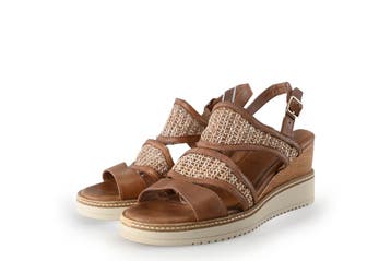 Tamaris Sandalen in maat 38 Cognac, Tamaris, Overige kleuren, Verzenden, Sandalen of Muiltjes