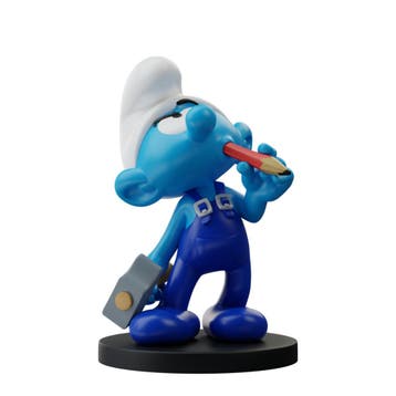 De Smurfen Beeldje Knutselsmurf 11 cm, Ophalen of Verzenden, Nieuw