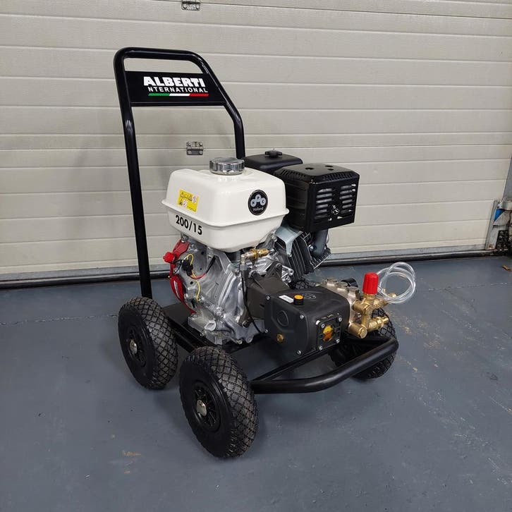 Benzine hogedrukreiniger honda 200 Bar 15 liter, Tuin en Terras, Hogedrukreinigers, Met regelbare waterdruk, Benzine, Nieuw, Ophalen of Verzenden