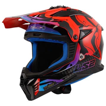 LS2 MX708 Fast II Wash Rood Offroad Helm, XXL, Nieuw met kaartje, Overige merken, Heren