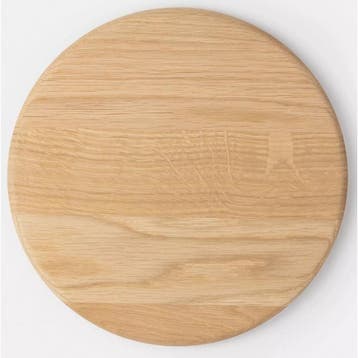 HOCHO Snijplank Kubo – Eikenhout – Ø 220x15 mm – Tijd, Ophalen of Verzenden, Nieuw