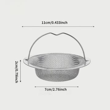 RVS Afvoerzeef met Handvat - Keuken, Douche & Bad - Voorkomt, Verzenden, Nieuw