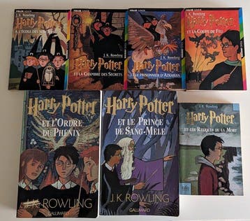 J.K. Rowling - Harry Potter, Complete Serie van 7 Boeken -