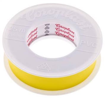 Elektrische Isolatietape Vde-Getest 25mm/25m Geel, Verzenden, Nieuw