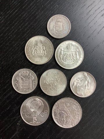 Wereld. Collection of silver coins 1936-1986 (Zonder