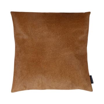 kussen koe uni bruin 45x45cm, Verzenden, Nieuw