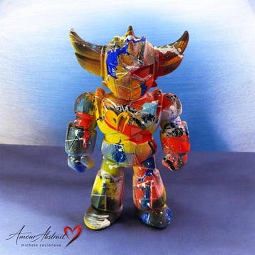michele socionovo - Goldrake Amour Abstrait, Antiek en Kunst