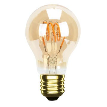 LED - filament - e27 - peer - dimbaar - amber - 4w - 2200k, Ophalen of Verzenden, Nieuw