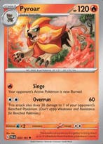Pyroar 032/193 reverse holo Paldea evolved, Ophalen of Verzenden, Nieuw, Losse kaart, Foil