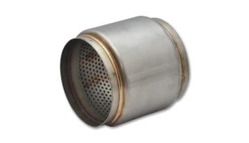 Vibrant SS Race Muffler 4.5in inlet/outlet x 5in long, Ophalen of Verzenden, Nieuw