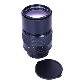 MD Tele Rokkor 135mm f/2.8 voor Minolta SR/MD Telelens, Verzenden, Zo goed als nieuw