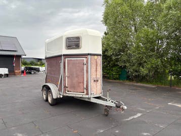 Bockmann Duo 2-paards paardentrailer LOW-Budget, Ophalen, Gebruikt, Hout, 2-paards trailer