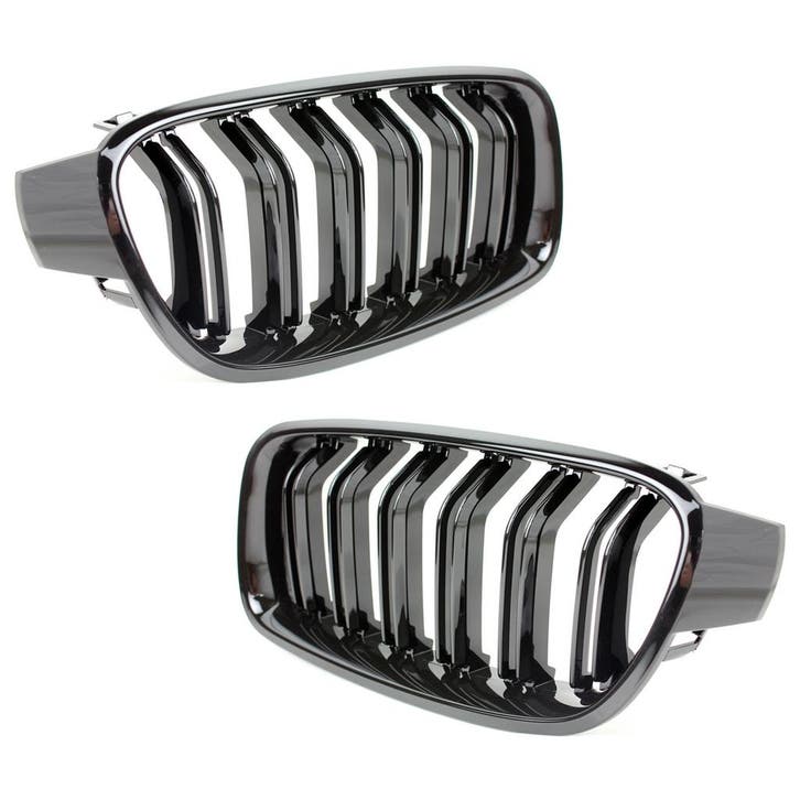 Nieren grill M3-Look | BMW 3-serie 2012-2015 4-deurs sedan (, Auto-onderdelen, Carrosserie en Plaatwerk, Nieuw, Verzenden
