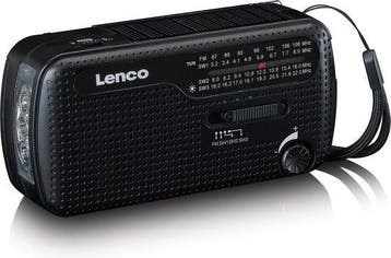 Lenco Noodradio - Draagbare opwindbare Radio - Radio op batt, Verzenden, Zo goed als nieuw