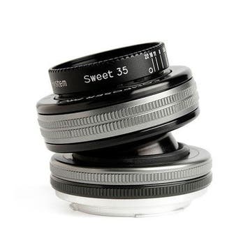 Lensbaby Composer Pro II met Sweet 35 MFT-mount objectief -, Verzenden, Gebruikt