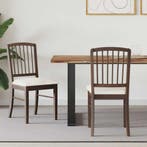 Eettafelstoelen 2 pcs Licht Bruin 50 x 52,5 x 91 cm, Verzenden, Nieuw