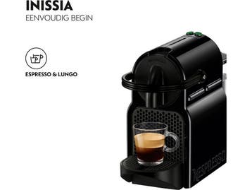 Magimix Nespresso - Inissia - Espresso Lungo - Zwart, Verzenden, Zo goed als nieuw